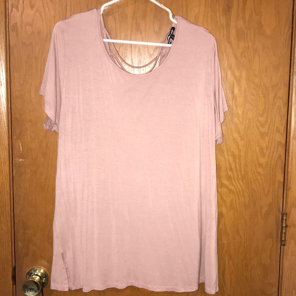 Crisscross back T-shirt